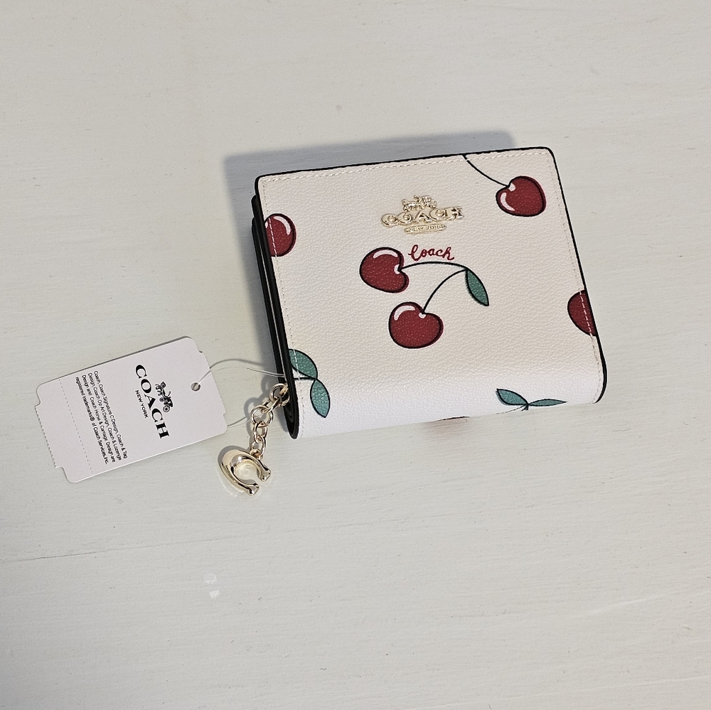 Coach (CF407) Cherry print Wallet.